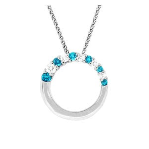 Blue Diamond Pendant