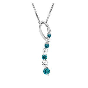 Blue Diamond Pendant