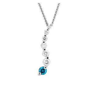 Blue Diamond Pendant