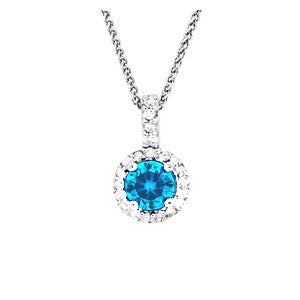 Blue Diamond Pendant
