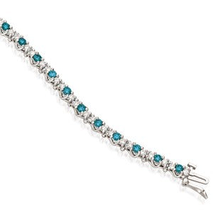 Blue Diamond Bracelet