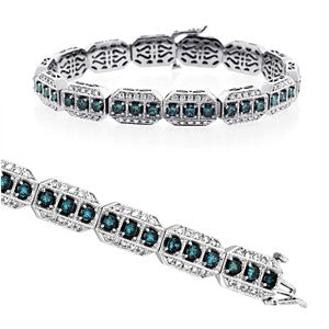 Blue Diamond Bracelet