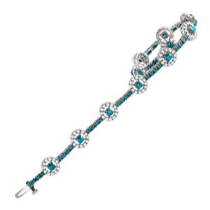 Blue Diamond Bracelet