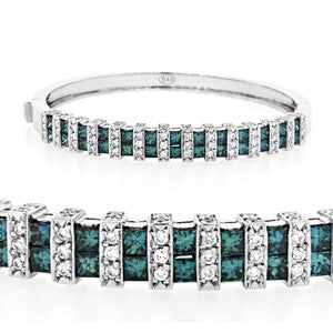 Blue Diamond Bracelet