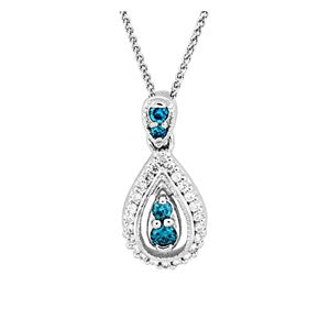Blue Diamond Pendant
