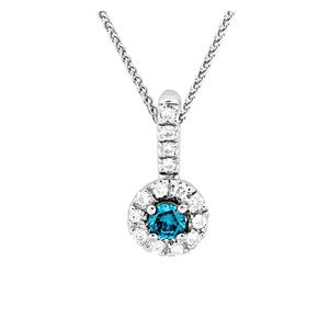 Blue Diamond Pendant