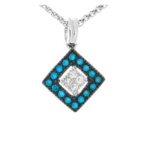 Blue Diamond Pendant