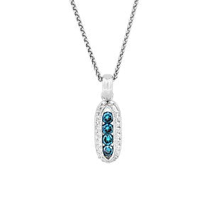 Blue Diamond Pendant