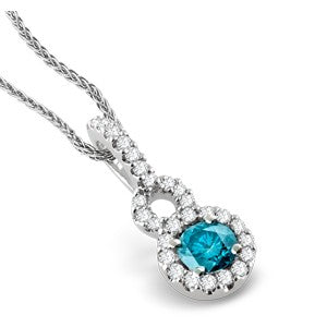 Blue Diamond Pendant