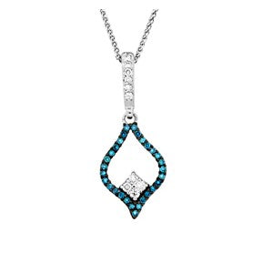 Blue Diamond Pendant