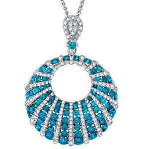 Blue Diamond Pendant