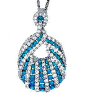 Blue Diamond Pendant