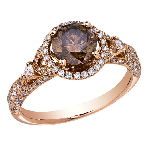 Brown Diamond Ring