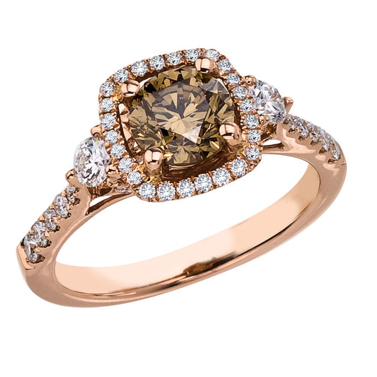 Brown Diamond Ring