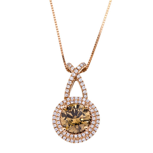Brown Diamond Pendant