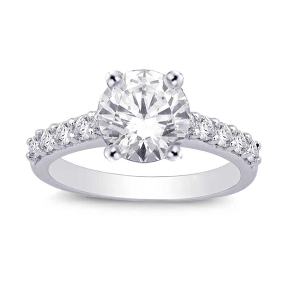 14K White Gold 1 Ct.tw Diamond Engagement Ring