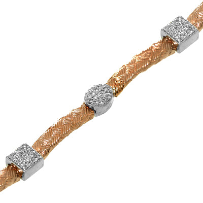 Gold  And Diamond Bracelet