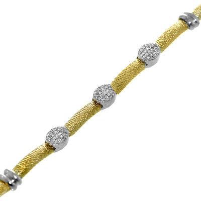 Gold  And Diamond Bracelet