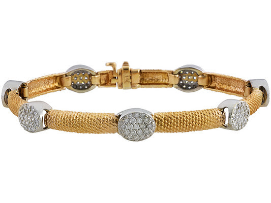 Gold  And Diamond Bracelet