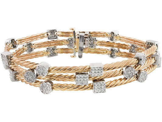 Gold  And Diamond Bracelet