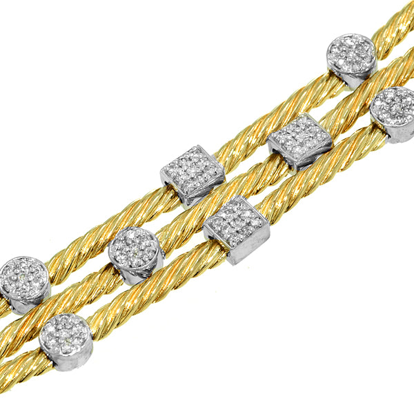 Gold  And Diamond Bracelet