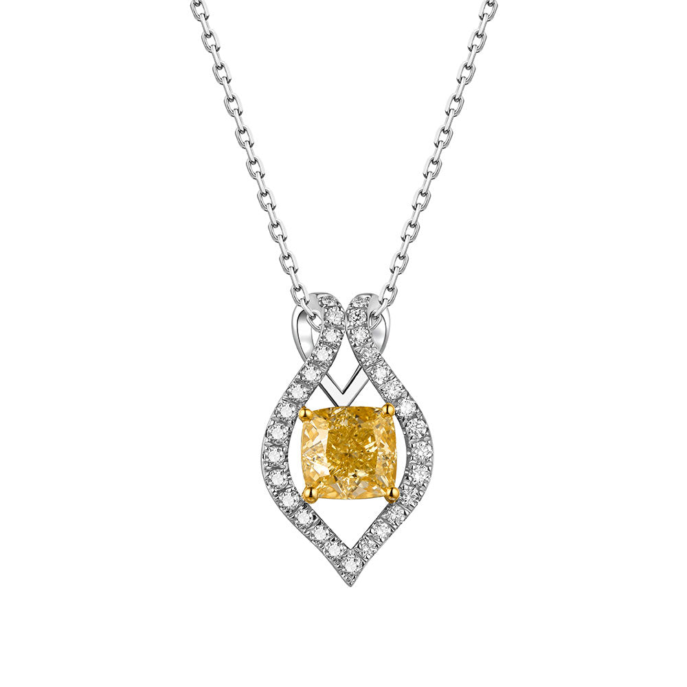 Yellow Diamond Pendant