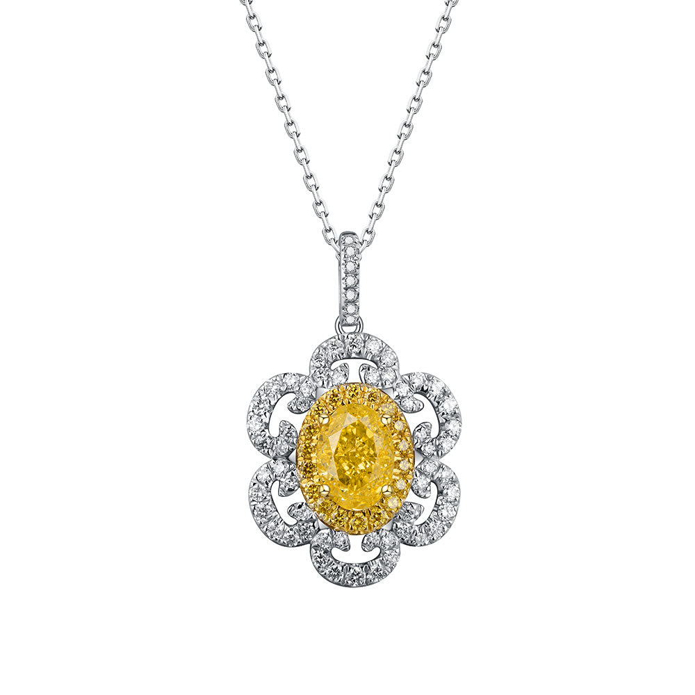 Yellow Diamond Pendant