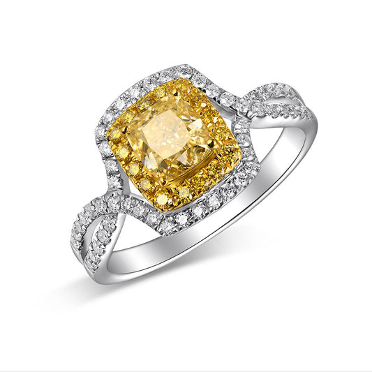 Yellow Diamond Ring