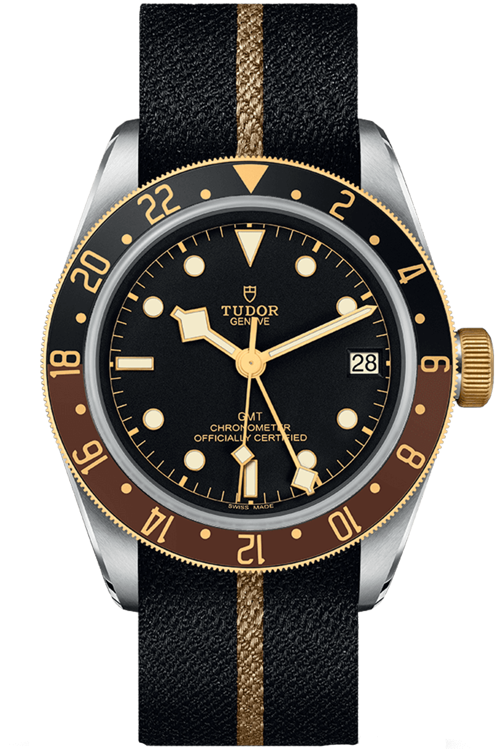 TUDOR BLACK BAY GMT STEEL AND GOLD